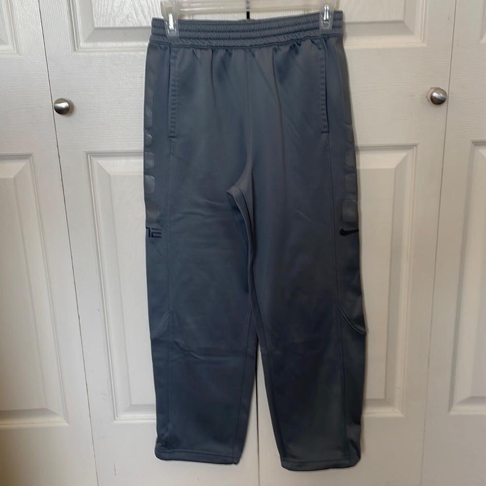 Nike Elite Dri-Fit Sweatpants Gray Boys XL